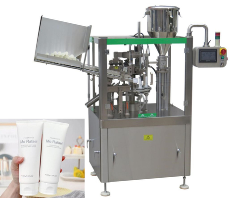Automatisches weiches Kunststoffrohr-füllende Dichtungs-Maschinen-kosmetische Lotions-Creme