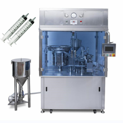 0.5- 80 ml Füllmaschine für vorgefüllte Spritzen Siemens PLC-Steuerung Ein Düsen