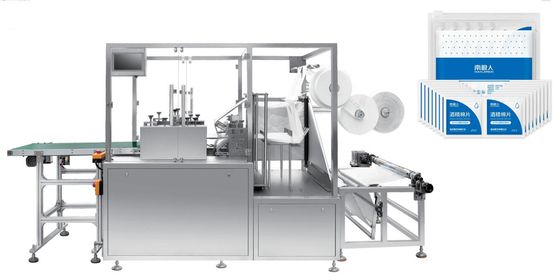 Auflagen-Verpackmaschine-Produktserie 50*55mm des Alkohol-380v