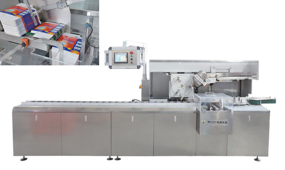 120 teile/min Pharmazeutische Kartoniermaschine 4-fache Rohrkartoniermaschine
