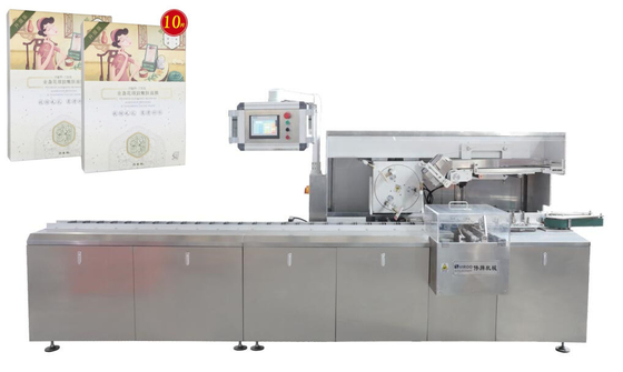120 Stück/Min. Blister-Flaschenbeutel-Kartoniermaschine für Pillentablett