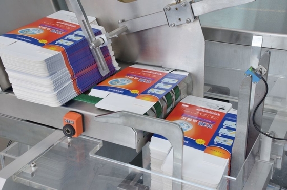120 teile/min Pharmazeutische Kartoniermaschine 4-fache Rohrkartoniermaschine