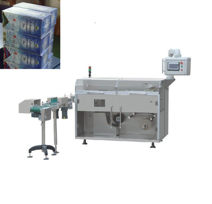 Plastikfilm-Verpackmaschine für den Kasten, der PLC-Kontrollsystem verpackt