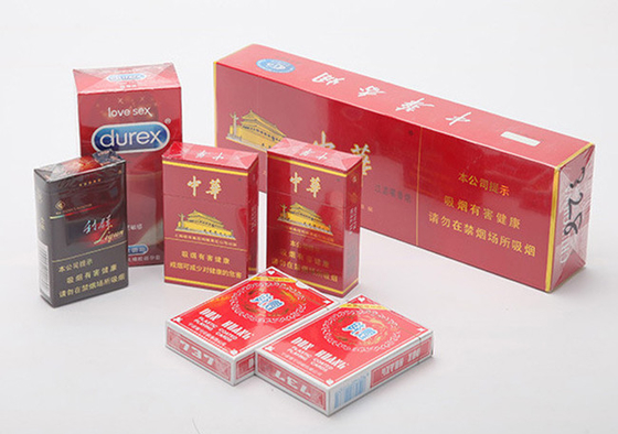 Stretchfilm Seife Verpackung Kunststoff Parfümschachtel Verpackung Zellophan Verpackung Zigaretten Packungen Maschine für Rauch