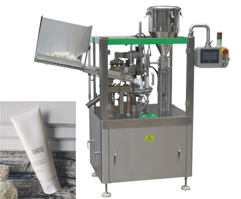 Gesichtsreiniger-Rohr-füllende versiegelnde Maschine für weiches Rohr 3KW 250ml