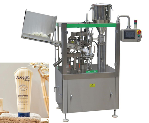Kosmetisches Shampoo-Rohr-füllender versiegelnder Maschinen-Plastikmittel-Rohr 0,6 MPa