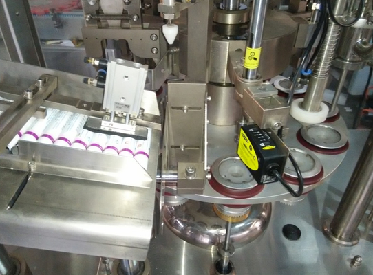 Aluminium- Zahnpasta-Rohr-Füllung und versiegelnde Maschine Plastik-40/Min 200ml