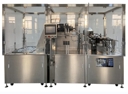 Automatische Vorfüllspritze mit flüssigem Gel, Füllkappe, Etikettiermaschine, Injektionsfüllmaschine