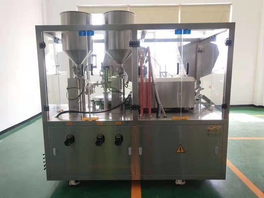Automatische, preisgünstige, mit Laminat versehene Rohrmaschine/Zahnpasta-Rohrfüllmaschine/Kosmetikcreme-Rohrfüllmaschine