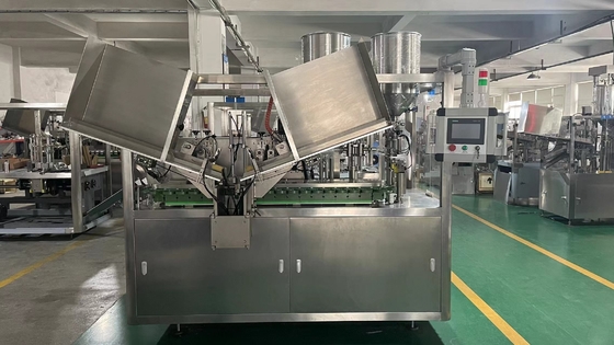 Kosmetische Creme Zahnpasta Kunststoffröhre Füllstoff Verpackung Füll- und Versiegelungsmaschine