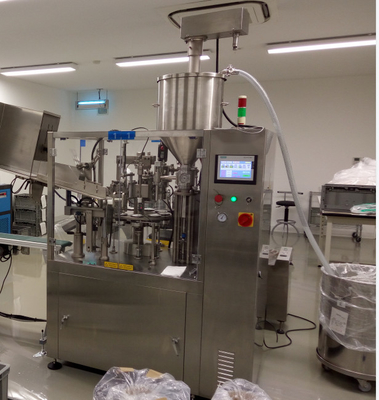 Automatische kosmetische Zahnpasta Lotion Füllröhre Versiegelung Creme Plastik Weichröhre Füll- und Versiegelungsmaschine