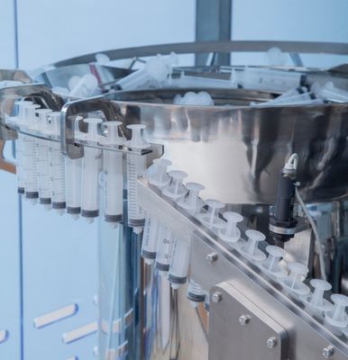 Automatische Kunststoff-Spritzen-Abfüllmaschine mit CE-Zertifizierung