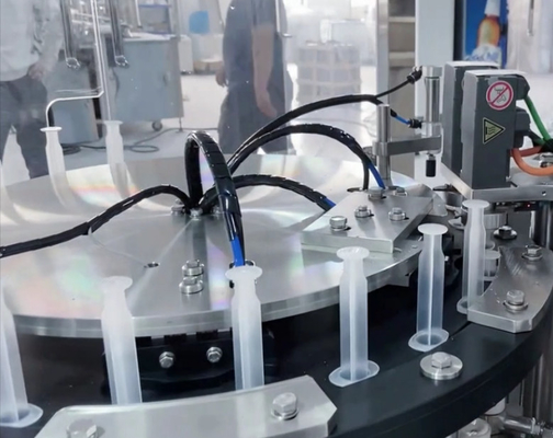 Automatische Vorfüllspritze mit flüssigem Gel, Füllkappe, Etikettiermaschine, Injektionsfüllmaschine