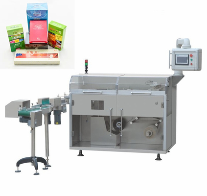 Automatische Parfüm-Seifenbox-Film-Überpackungsmaschine Zellophan-Wickelmaschine