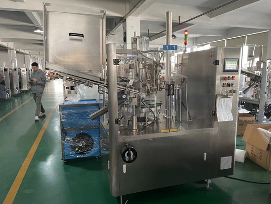 Halbautomatische Pastenfüll- und Dichtmaschine mit ±1% Genauigkeit und PLC-System