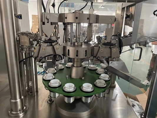 Automatische ständige Enddichtmaschine für Salbe Handcreme Zahnpasta Dosen kundenspezifische Verpackung Füllmaschine