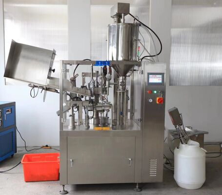 Füllende und versiegelnde Maschinenkosmetische Sahnerohr-Zahnpastarohr-Aluminiumfüllmaschine des automatischen weichen Kunststoffrohrs