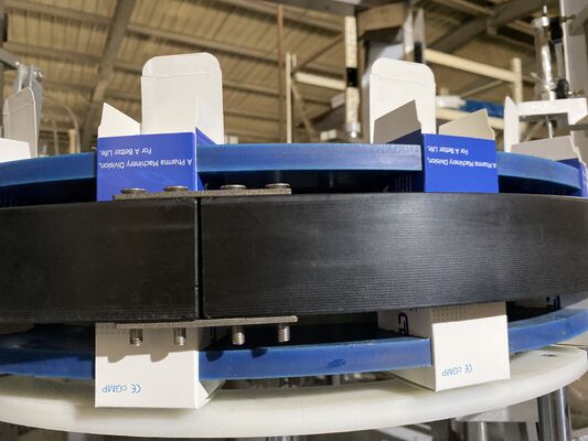 Automatische vertikale Rotationskartonmaschine für Flaschen und Gläser