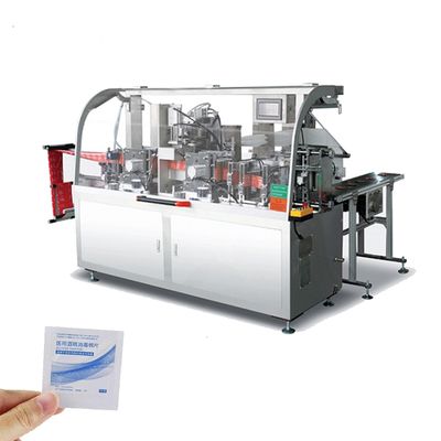 3 oder 4 wischt die versiegelnde automatische Seitenkapazität der Feuchtpflegetuch-Verpackmaschine CE/high die Herstellung der Maschine ab