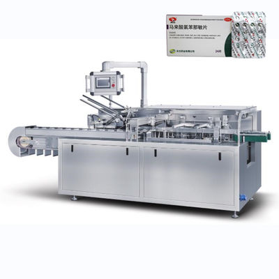 Automatische horizontale Tabletten-Pillen-Kapsel-Karton-Box-Verpackungsmaschine Blister Board Plate Tray Verpackungsmaschine