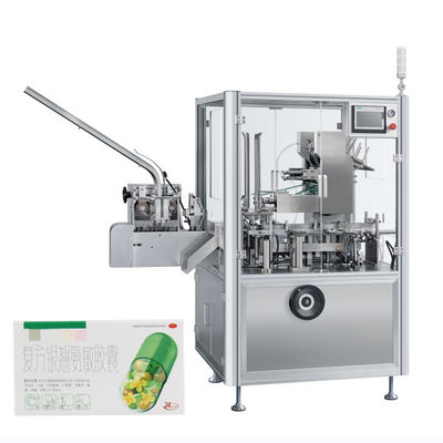 Pharmazeutische Tabletten Kapseln Softgel Blister Vertikale automatische Kartonmachine