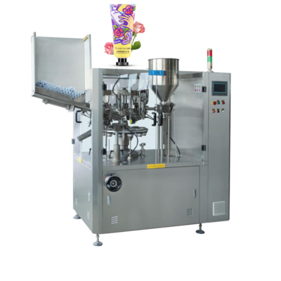 Automatische Kunststofftuben-Füll- und Verschließmaschine 50-75 Stück/min Touchscreen
