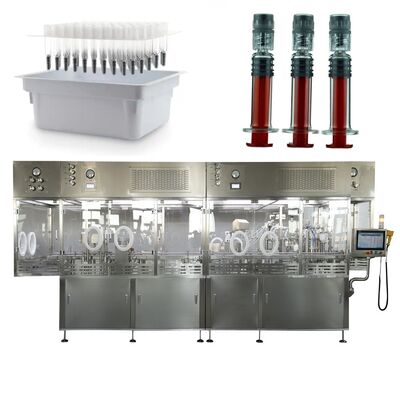 Vorgefüllte Glasspritzenmaschine, Befüll- und Vakuumsperrmaschine