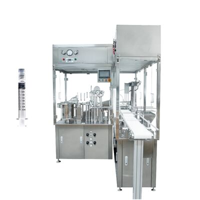 Automatische Entstapelungs-Vakuumfüllstopfenmaschine für vorgefüllte Spritzen