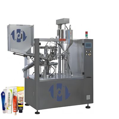 Kontrollierte automatische Kosmetik-Lotionen Handdesinfektionsmittel Gel Salbe Hautpflegeprodukte Creme Tube Füllmaschine Versiegelungsmaschine